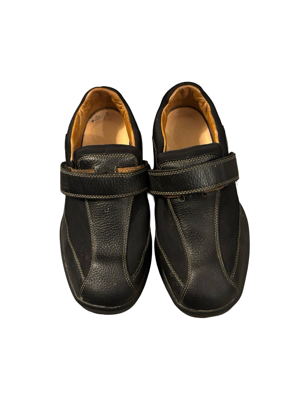 Dr Comfort Black Leather Diabetic Therapeutic Slip-On Comfort Shoes Size 9W
